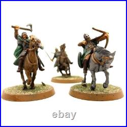 Riders of Rohan 3 Painted Miniatures Human Fighter Mounted Middle-Earth