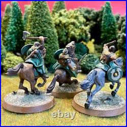 Riders of Rohan 3 Painted Miniatures Human Fighter Mounted Middle-Earth