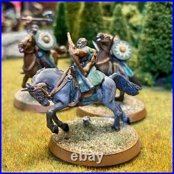 Riders of Rohan 3 Painted Miniatures Human Fighter Mounted Middle-Earth