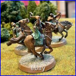 Riders of Rohan 3 Painted Miniatures Human Fighter Mounted Middle-Earth