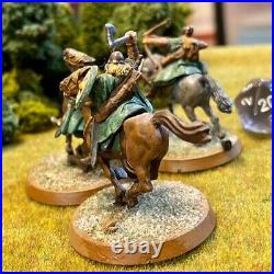 Riders of Rohan 3 Painted Miniatures Human Fighter Mounted Middle-Earth