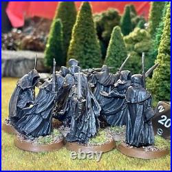 Ringwraiths 9 Painted Miniatures Nazgul Wraith Witch-king Middle-Earth