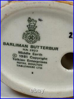 Royal Doulton Figurine Barliman Butterbur HN 2923 Middle Earth 1981 Tolkien RARE