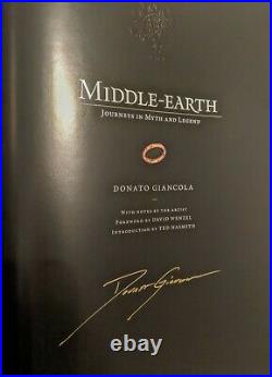 SIGNED Middle-Earth by Donato Giancola 1st Edition 1st Printing Tolkien