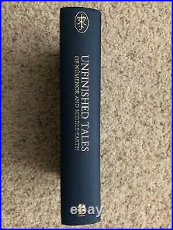 SIGNED Unfinished Tales Numenor Middle Earth, Tolkien, Alan Lee 1st Illustrated
