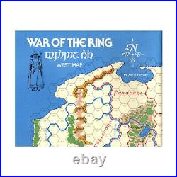 SPI Wargame Middle Earth Trilogy War of the Ring, Gondor & Sauron Box VG