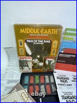 SPI Wargame Middle Earth Trilogy War of the Ring, Gondor & Sauron Scarce Comp