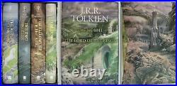 THE HOBBIT& THE LORD OF THE RINGS illus by Alan Lee 4 Volume Set Hardcovers