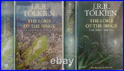 THE HOBBIT& THE LORD OF THE RINGS illus by Alan Lee 4 Volume Set Hardcovers