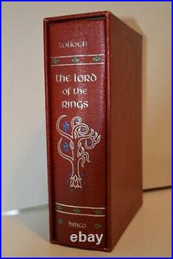 THE LORD OF THE RINGS Collectors Edition J. R. R. Tolkien Leather & Slipcase 1977
