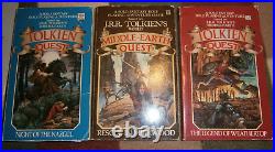 TOLKIEN/MIDDLE EARTH QUEST books lot of 4