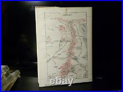 The Atlas of Middle Earth Book First Edition Rare 1981 Lord Of The Rings