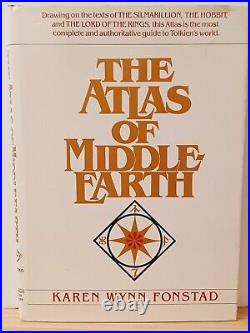 The Atlas of Middle-Earth / Karen Wynn Fonstad / Hardcover Lord of the Rings
