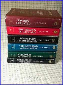 The History Of Middle Earth Lot Of 6 Christopher Tolkien LOTR JRR Tolkien UK