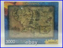 The Lord Of The Rings 3000 Piece Middle Earth Map Jigsaw Puzzle 32 x 45