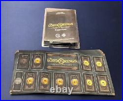The Lord Of The Rings Journeys in Middle-Earth 5 Player Mats Pristine RARE JIME