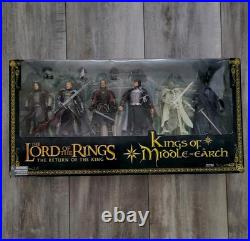 The Lord Of The Rings Kings Of Middle Earth 6 Action Figures Gift Pack Toy Biz