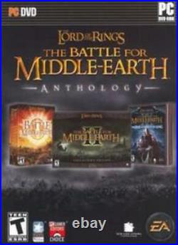 The Lord Of The Rings The Battle For Middle-Earth Anthology PC DVD 3 games! BOX