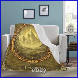 The Lord Of the Rings Map Middle-Earth Fleece Blanket 60x80, 70x80 (China)