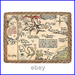 The Lord Of the Rings The Hobbit Map Middle-Earth Fleece Blanket 60x80 (USA)