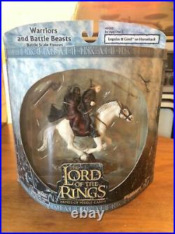 The Lord of The Rings Armies Of Middle-Earth Battle Scale Figure lot of 7 NIB