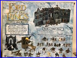 The Lord of the Rings Armies of Middle Earth Battle at Helm's Deep play set