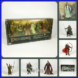 The Lord of the Rings Elves of Middle Earth 7 Figure Deluxe Set ToyBiz 2005