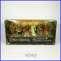 The Lord of the Rings Elves of Middle Earth 7 Figure Deluxe Set ToyBiz 2005