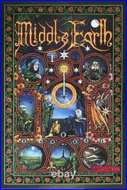 The Lord of the Rings Middle Earth Vintage Art Poster 24 x 36