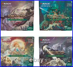 The Lord of the Rings Tales of Middle-Earth Scene Boxes All 4 for Magic the
