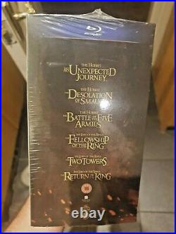 The Middle Earth Collection The Lord Of The Rings/The Hobbit Extended BluRay New