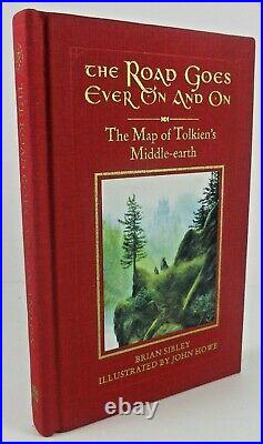 The Road Goes Ever on and on The Map of Tolkien's Middle-Earth Brian Sibley NICE