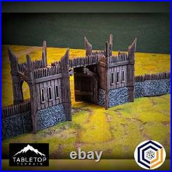 The Walls of Saxonia Kingdom of Saxonia Fantasy LOTR Middle Earth Compatible