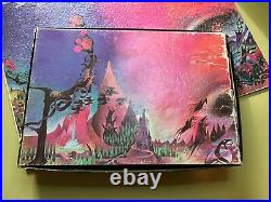 Tolkien 1972 Lord of the Rings Middle Earth Poster Puzzle Barbara Remington withmp
