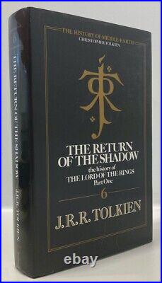 Tolkien History of Middle Earth vol 6 Return of the Shadow Hardcover book LOTR