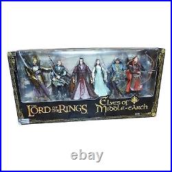 ToyBiz The Lord Of The Rings Elves Of Middle Earth Action Figure Set 2005 NOS
