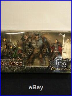 Toybiz 2005 Lord Of The Rings Final Battle Of Middle Earth 6 Figures Gift Pack