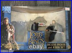 Toybiz Lord Of The Rings Heroes Of Middle Earth Aragorn Legolas Gimli Brego