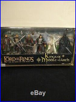 Toybiz Lord Of The Rings King's Of Middle Earth 6 Figures Gift Pack
