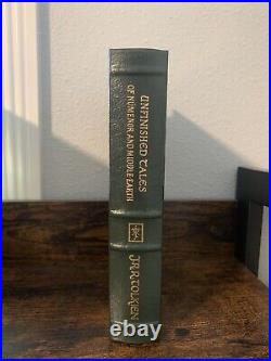 UNFINISHED TALES OF NUMENOR AND MIDDLE-EARTH J R R Tolkien Easton Press Leather