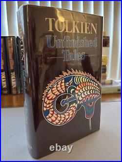 Unfinished Tales, JRR Tolkien, HC 1st Edition, Allen Unwin, 1980 Great Britain