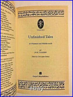 Unfinished Tales by J. R. R. Tolkein 2000 U. K. Hardcover Edition