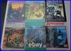 VINTAGE MIDDLE EARTH MERP ADVENTURE MODULE LOT 8010 8011 8030 8050 8015 8106 1st