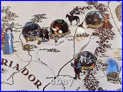 Vintage 1979 Lord of the Rings Middle Earth Poster Unused Tolkien Enterprises