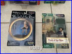 Vintage Set 8 Toy Vault Middle Earth Toys Lord of the Rings Action Figures