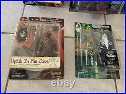 Vintage Set 8 Toy Vault Middle Earth Toys Lord of the Rings Action Figures