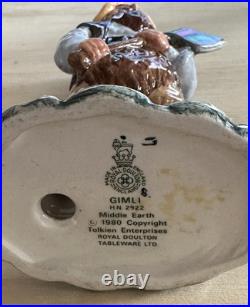Vtg 1979-1980 Royal Doulton England Middle Earth Lord of the Rings 7 Figurines
