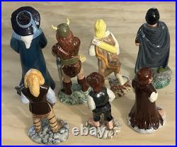 Vtg 1979-1980 Royal Doulton England Middle Earth Lord of the Rings 7 Figurines