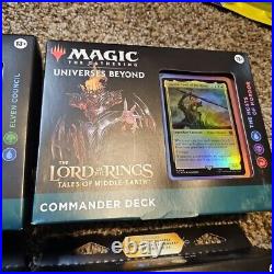 WOTC MTG LoTR Tales of Middle-Earth Commander Box Set Of 4