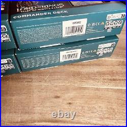 WOTC MTG LoTR Tales of Middle-Earth Commander Box Set of 4 Sealed Decks
